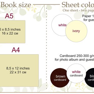 Gothic Wedding Guest Book: Personalized Wood Photo Album image 5