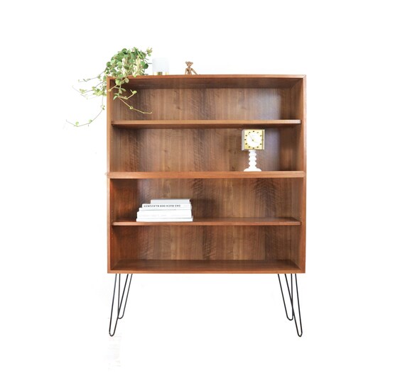 Mid Century Regal Highboard Auf Hairpin Legs Aus Den Etsy