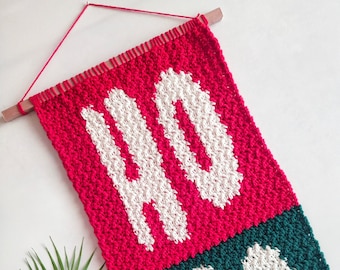 Crochet pattern / Wall Hanging Crochet Pattern / Christmas Crochet Pattern / Christmas wall hanging crochet pattern / Instant Download / PDF