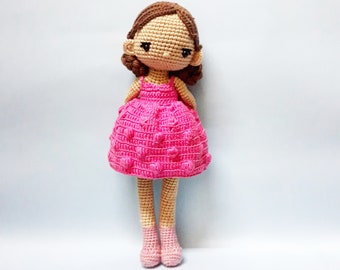 Crochet doll pattern / amigurumi doll pattern / doll crochet pattern - ANGELICA