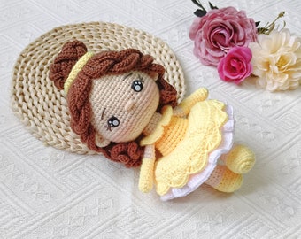 AMARYLS Crochet Doll Pattern / Amigurumi Doll Pattern / ENGLISH / FRANCE 