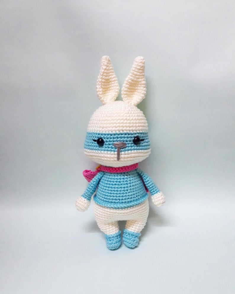 MINIPET collections-SUPERBUNN / Crochet bunny / crochet rabbit / crochet animal pattern / crochet toys pattern / Crochet doll pattern image 2