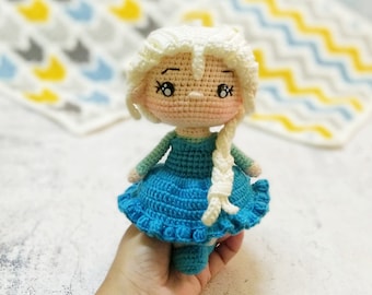 Princess Crochet pattern / crochet doll pattern / amigurumi doll pattern / ENGLISH / PDF