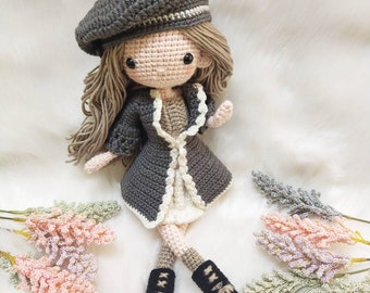 AMARYLS - Crochet doll pattern / Amigurumi doll pattern -  / ENGLISH / FRANCE