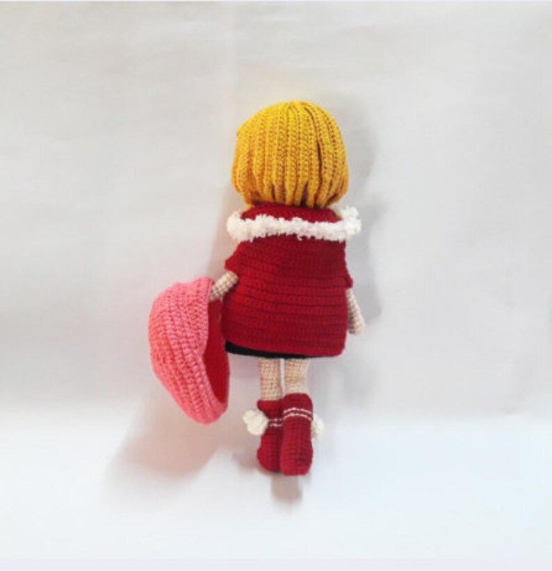 Crochet doll pattern / amigurumi doll pattern  Carol SET B image 7