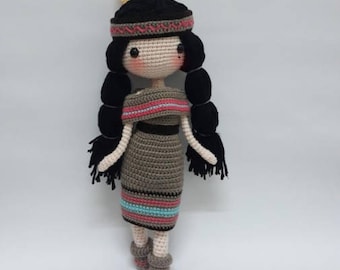 Crochet doll pattern / Amigurumi doll pattern - ADREA