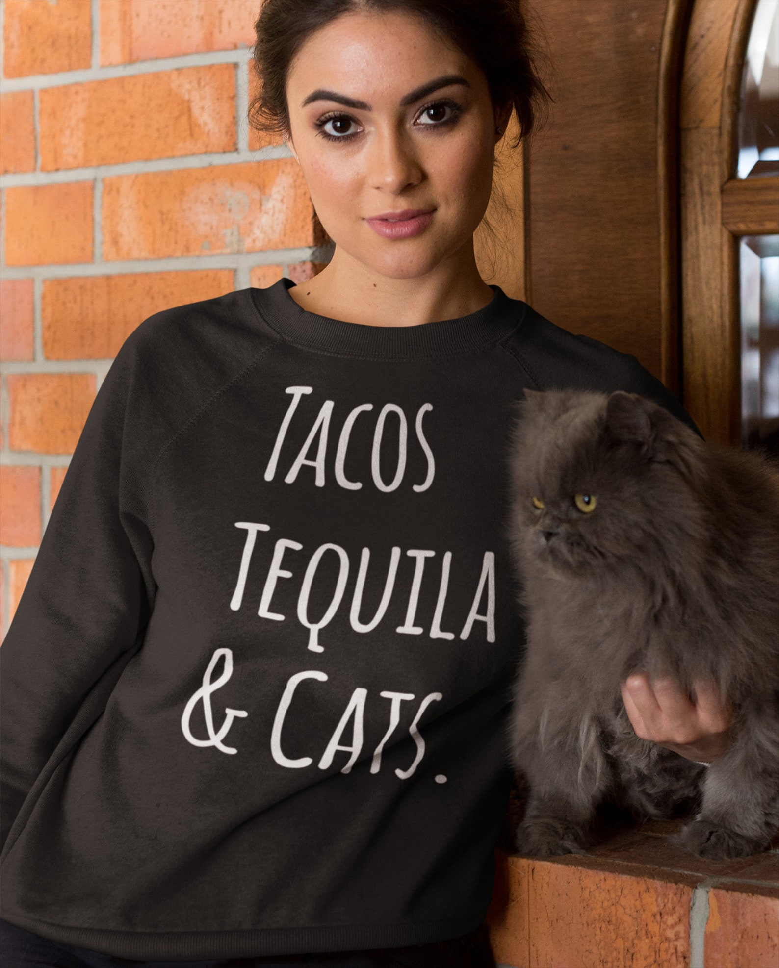 Cat Mom Shirt Tacos Tequila & Cats Gifts for Cat Lovers Etsy