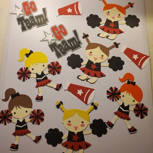 Cheerleader die cut set