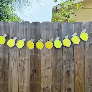 Lemon garland, banner