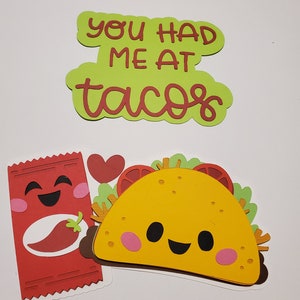 You had me at tacos! Adorable die cut set