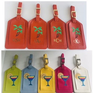 Monogrammed Luggage tag Personalized Luggage Tags Bridesmaid Gift Destination Wedding Gift Wedding Favor RFID Luggage TagsTravel Gift image 6