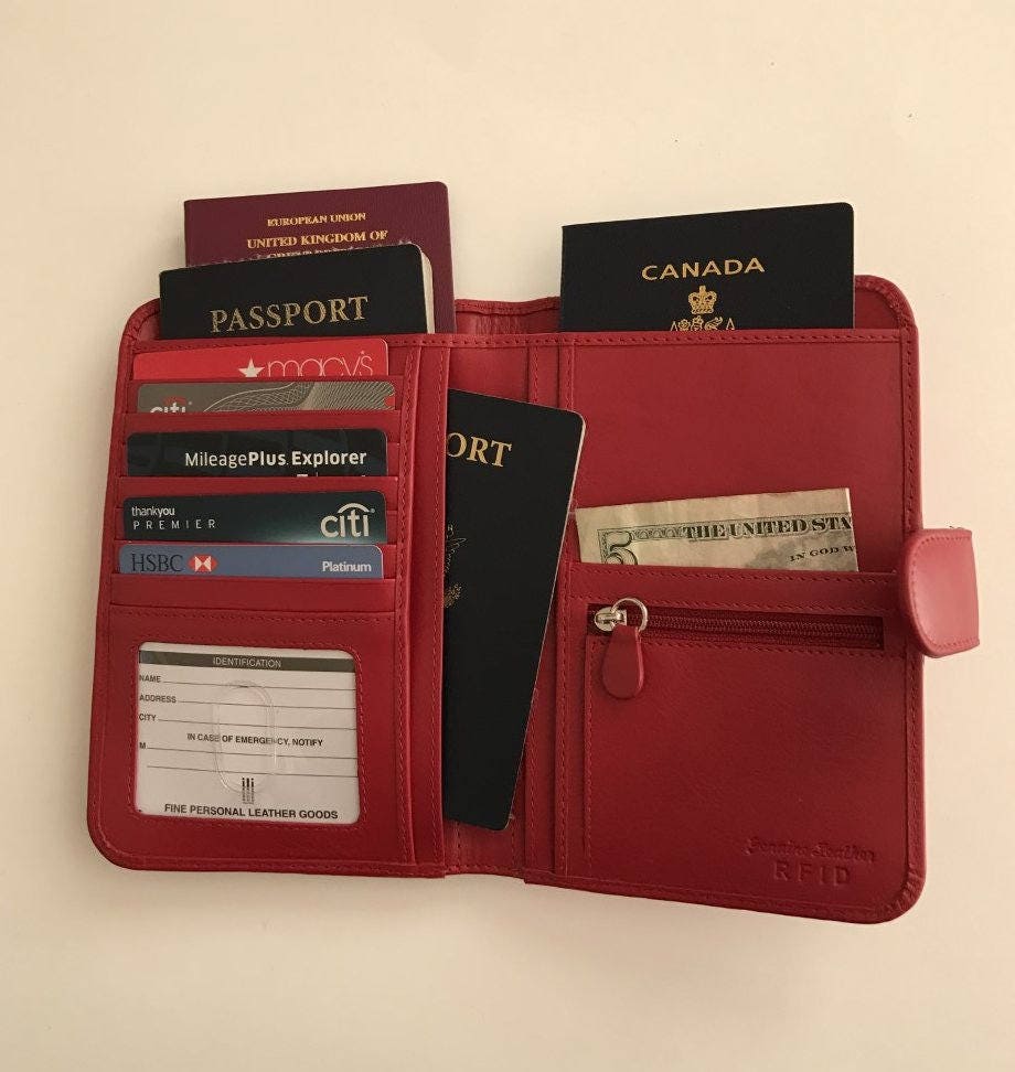 Personalized Family Passport HolderHoliday GiftChristmas Etsy