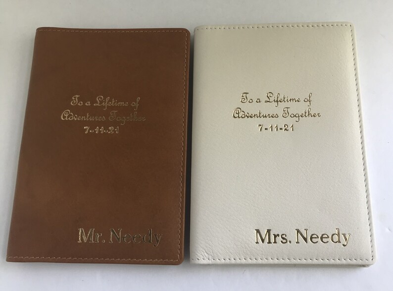 Mr. & Mrs. Passport Covers and Luggage Tags Setpersonalized Etsy