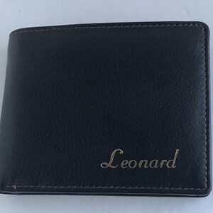 Carteras RFID, Carteras para hombres, Regalo para papá, Carteras personalizadas para hombres, Carteras de cuero, Carteras hechas a medida, Carteras grabadas, Regalo para padrinos de boda