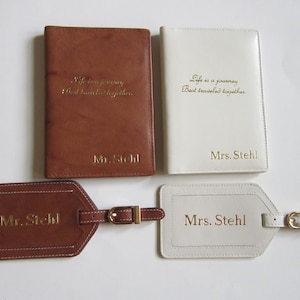 Personalized RFID Passport Wallet, Monogrammed Passport Wallet, Bridesmaid Gift, Anniversary Gift, Personalized Luggage Tag, Travel Gift