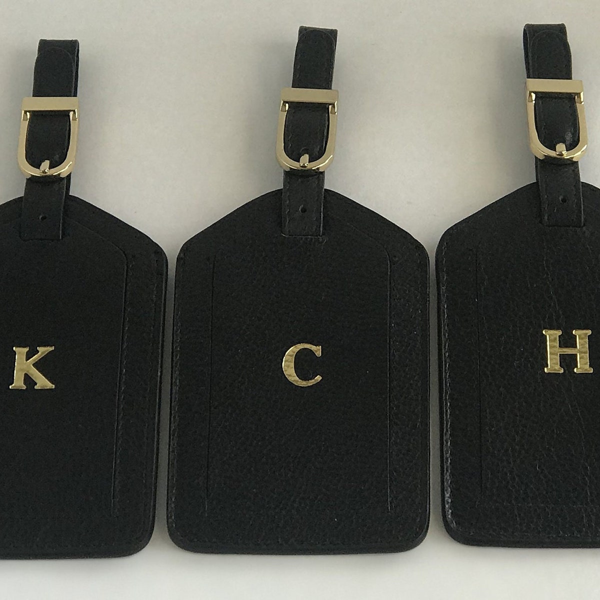 Monogrammed Luggage Tag - Etsy