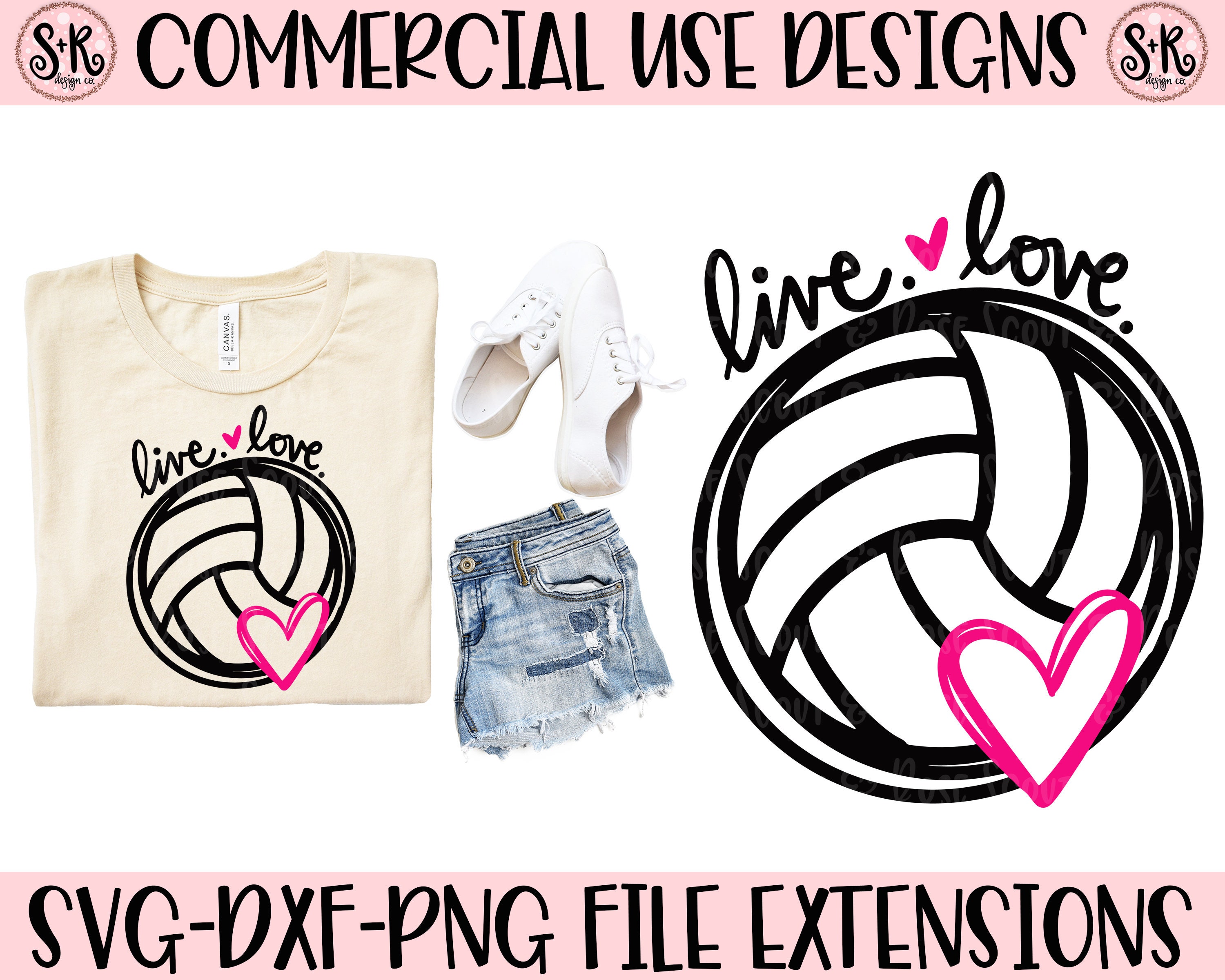 Download Volleyball Svg Volleyball Mom Svg Live Love Volleyball Etsy