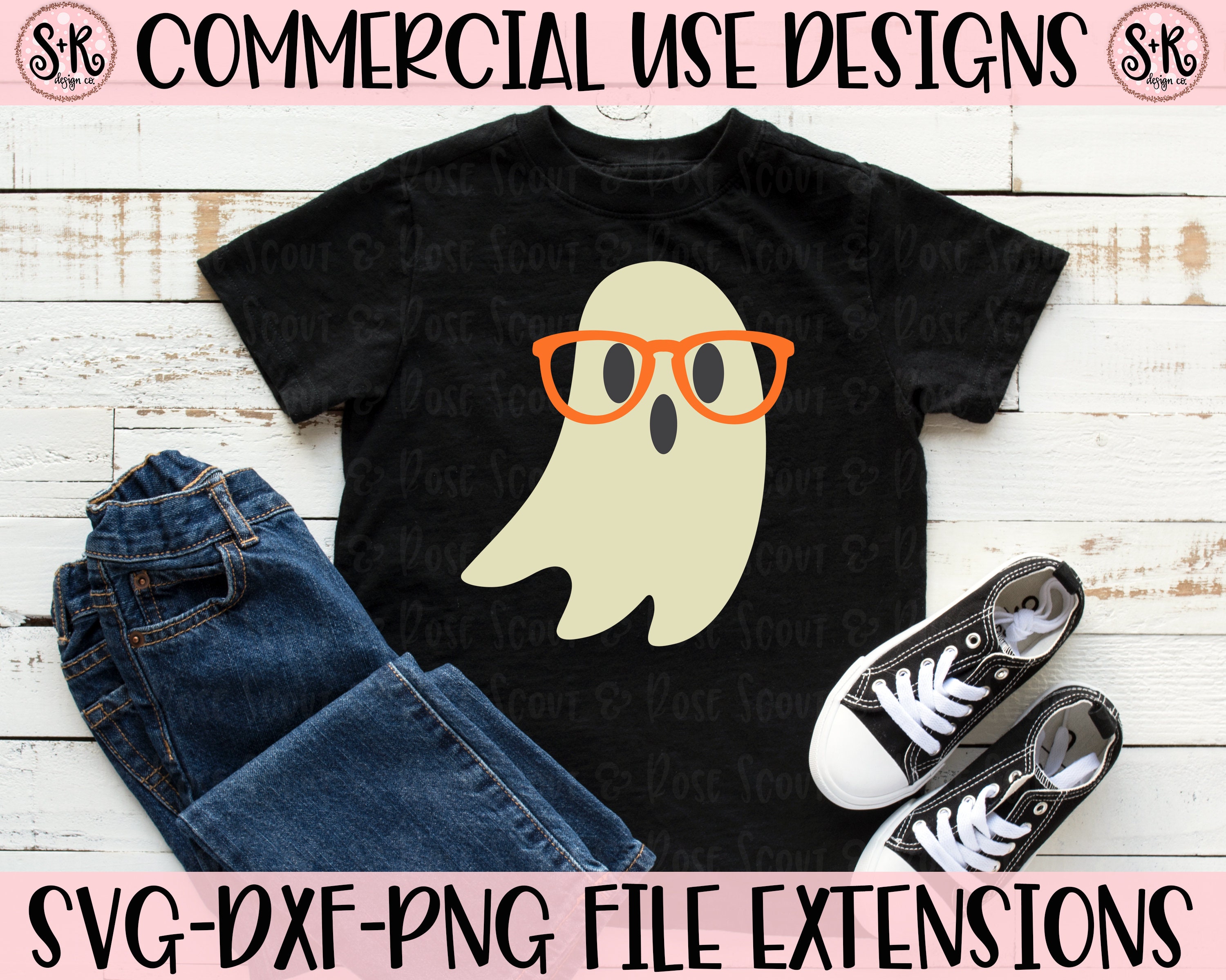 Download Nerdy Ghost Svg Ghost Svg Halloween Svg Kids Halloween Svg Etsy