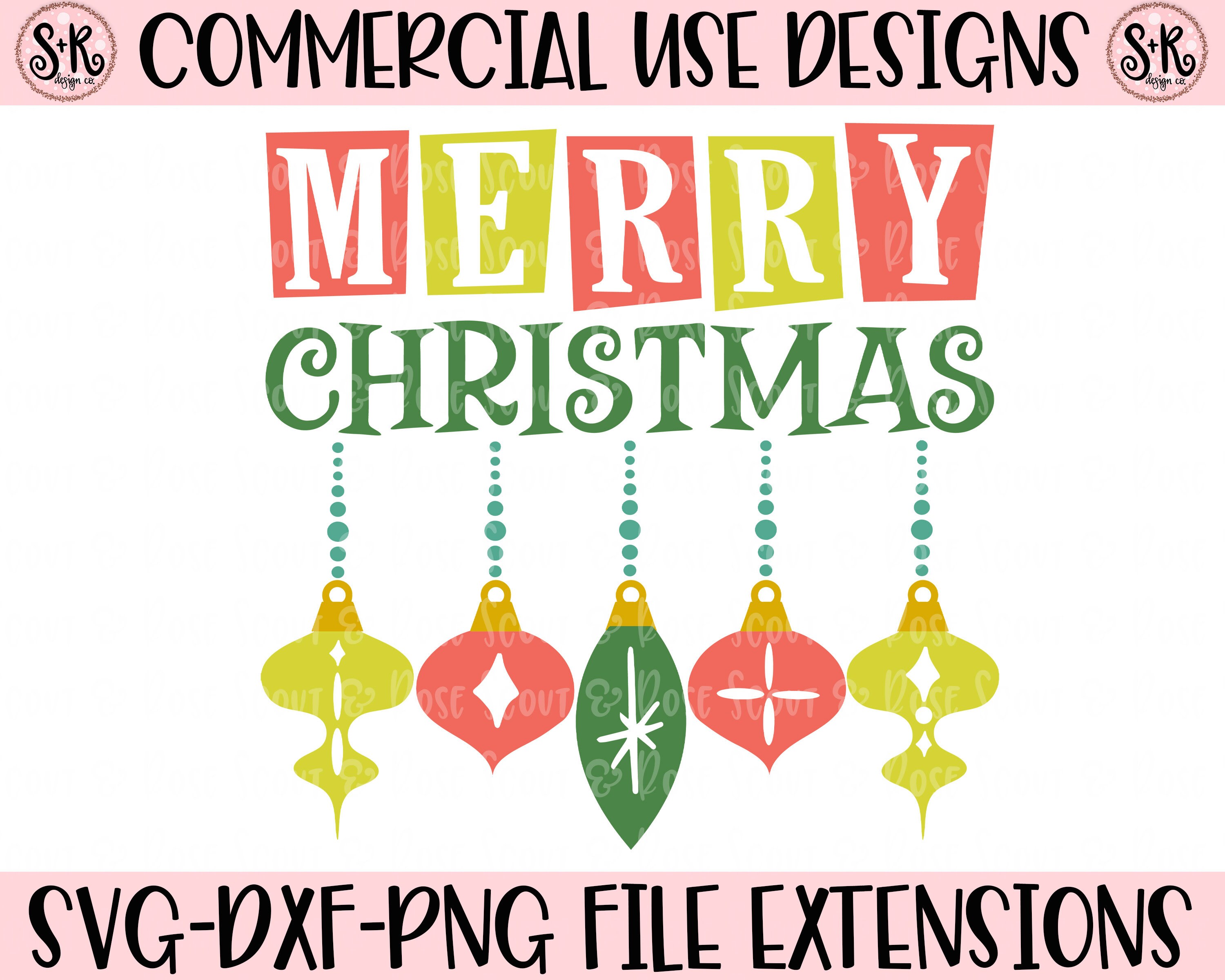 Christmas Svg Retro Svg Christmas Quote Svg Ornaments Svg Etsy