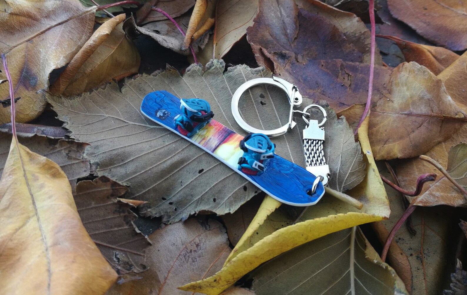 Personalized Mini Copy of the Original Snowboard / Keychain / Etsy