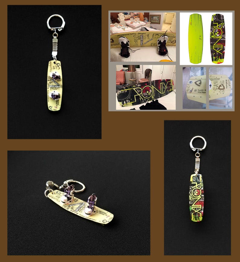 Personalized mini copy of the original Wakeboard / Keychain Etsy