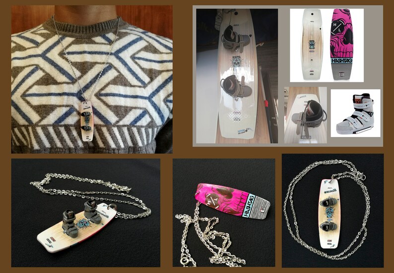 Personalized mini copy of the original Wakeboard / Keychain Etsy