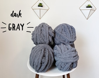 DIY Blanket Making Kit, Chunky Knit, Soft Yarn Craft