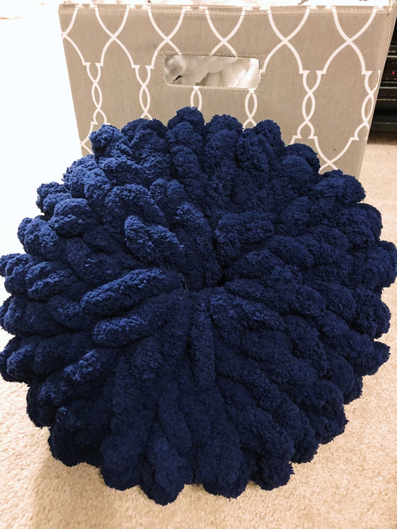 Chunky Knit Pillow Handmade Soft Chenille Etsy New Zealand