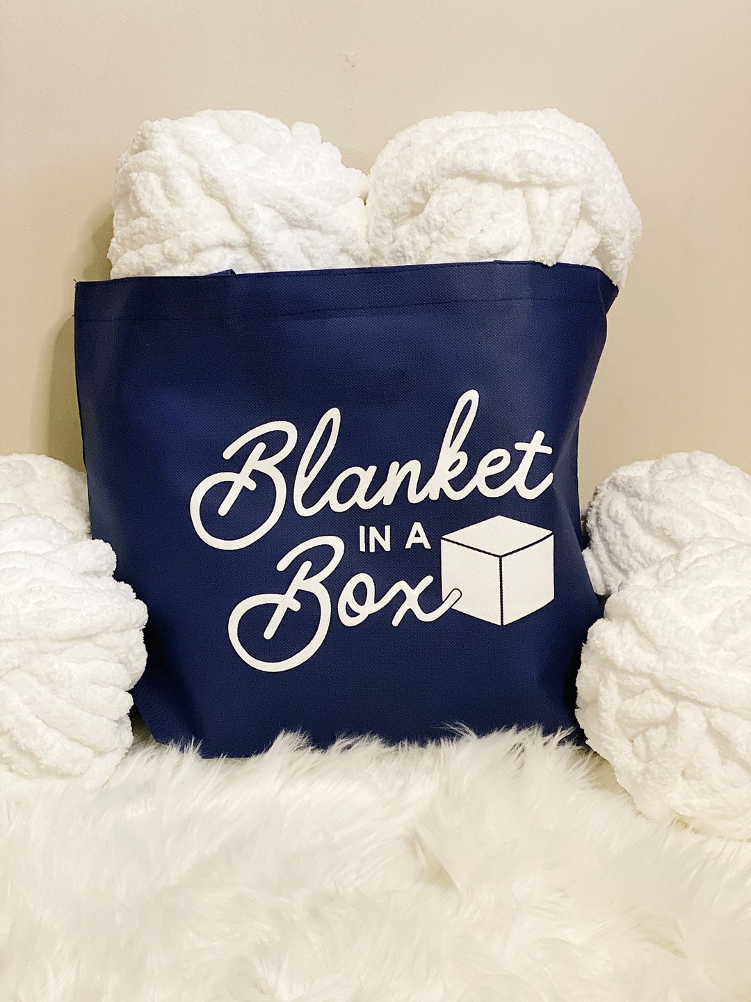 DIY Blanket Making Kit, Chunky Knit, Soft Yarn Craft Etsy