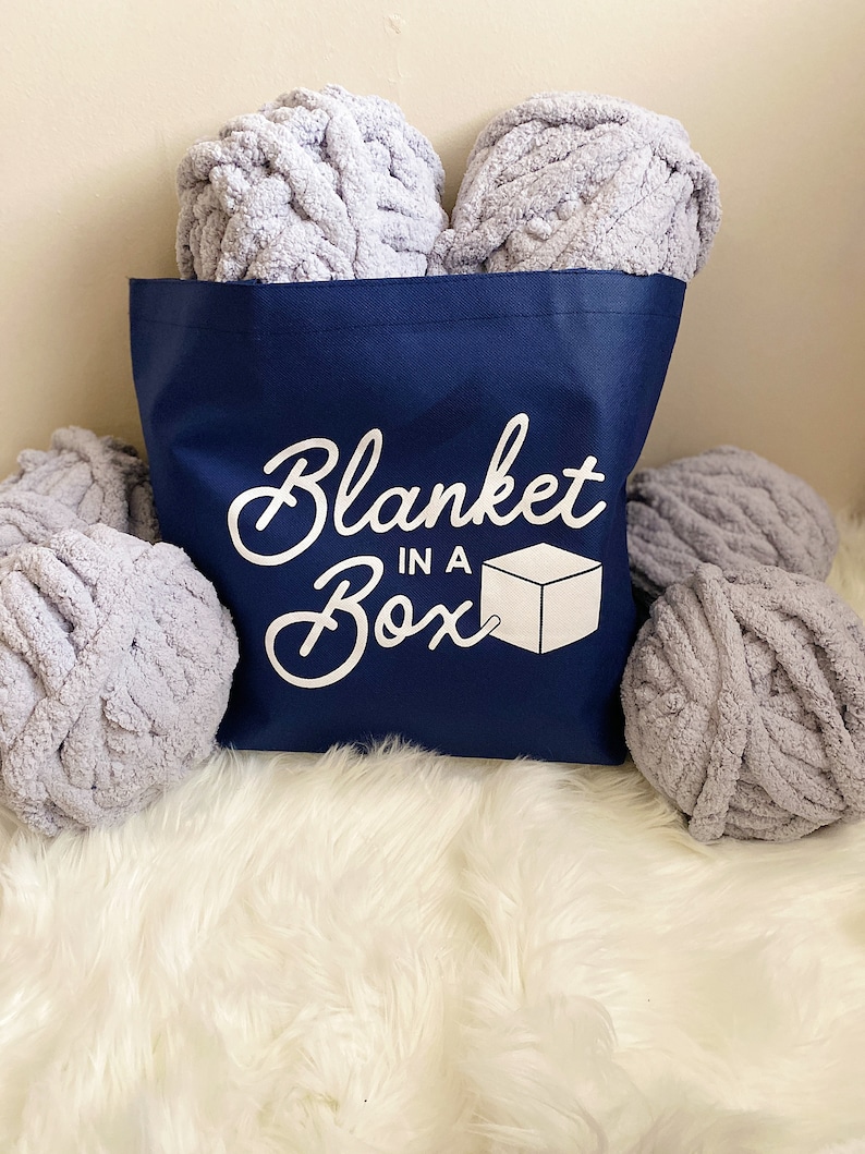 DIY Blanket Making Kit Chunky Knit Soft Yarn Craft Etsy