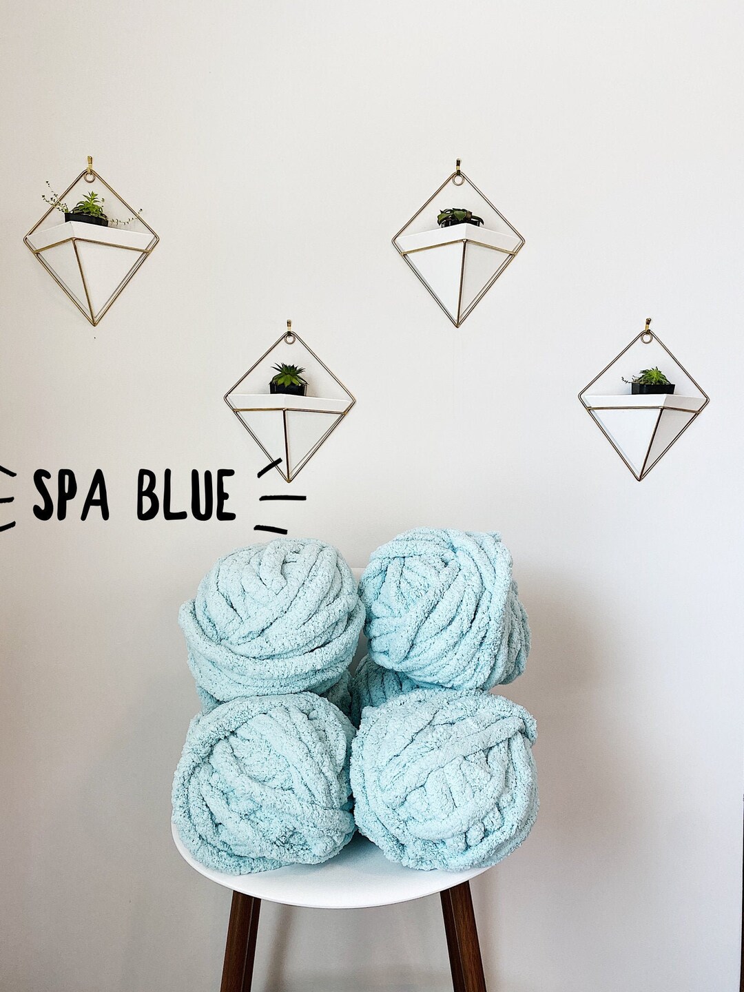 DIY Blanket Making Kit, Chunky Knit, Soft Yarn Craft Etsy