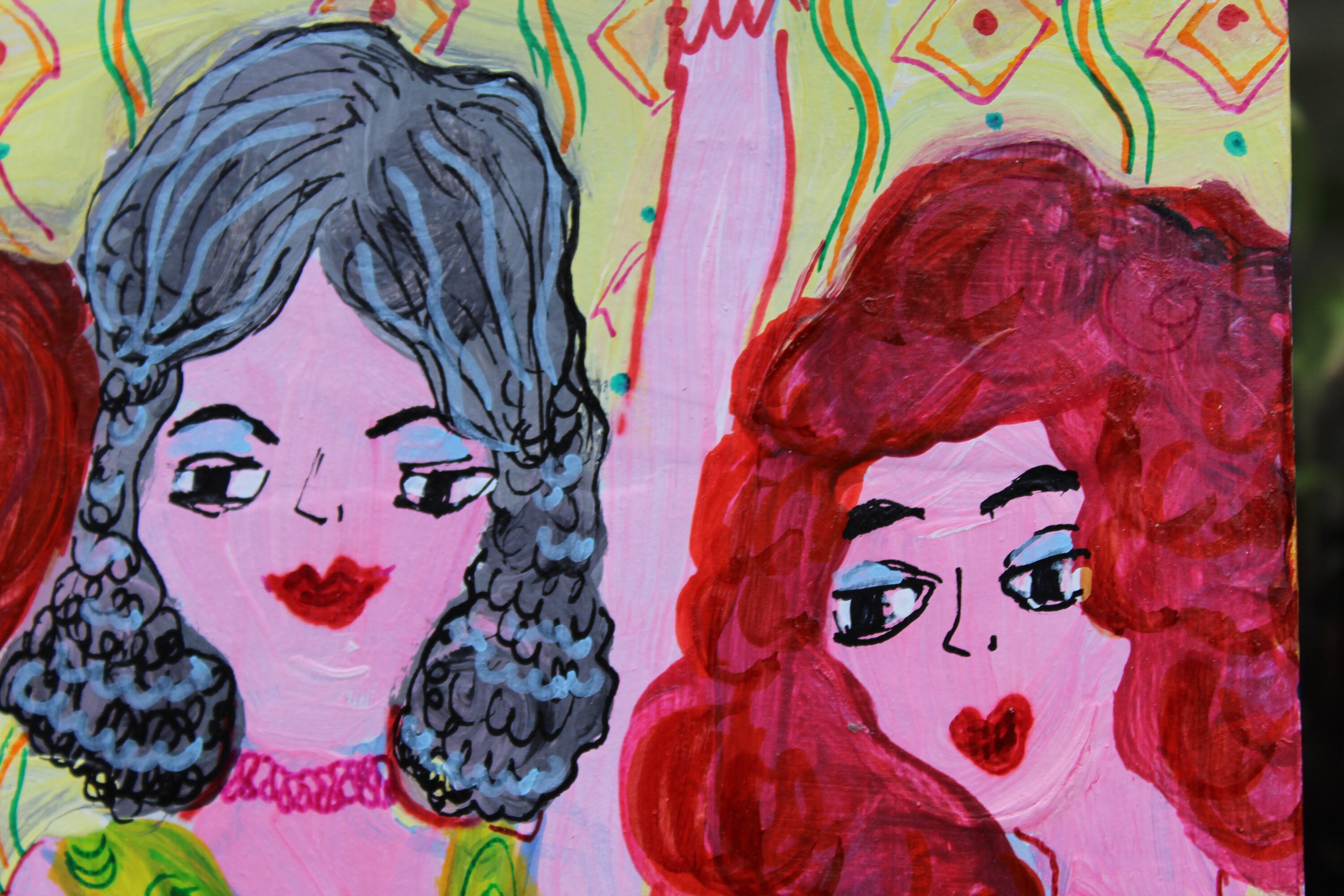 34/21 Acrylic Painting Papiermâché Etsy UK