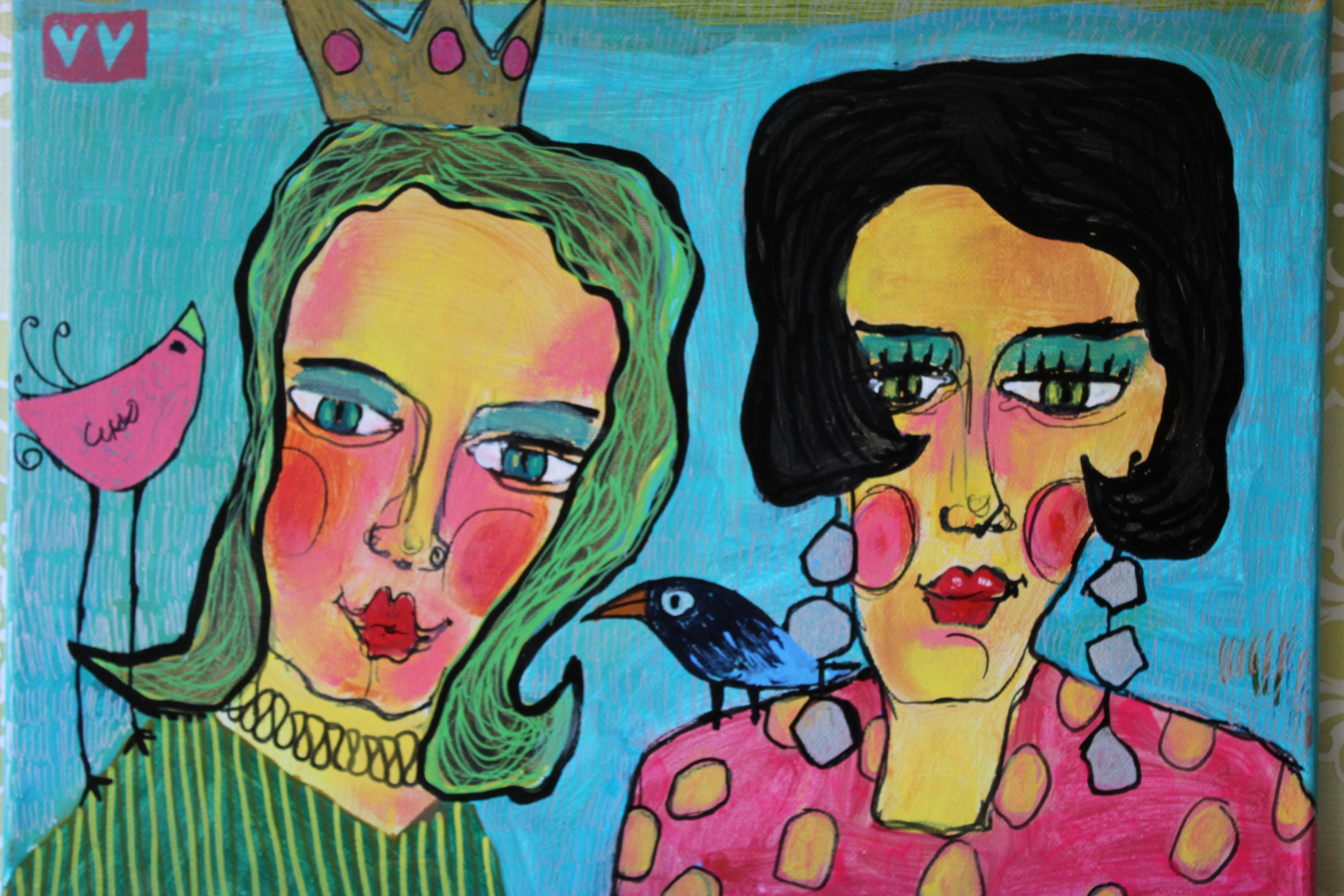 30/40 cm acrylic painting on canvas