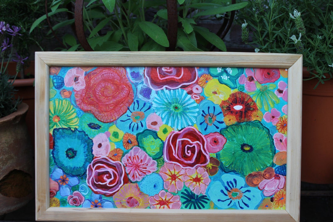 34/53 Bloem foto acryl foto ingelijst Etsy Nederland