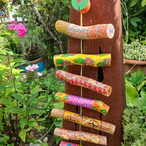 XXL wooden mobile, wind chime, decoration