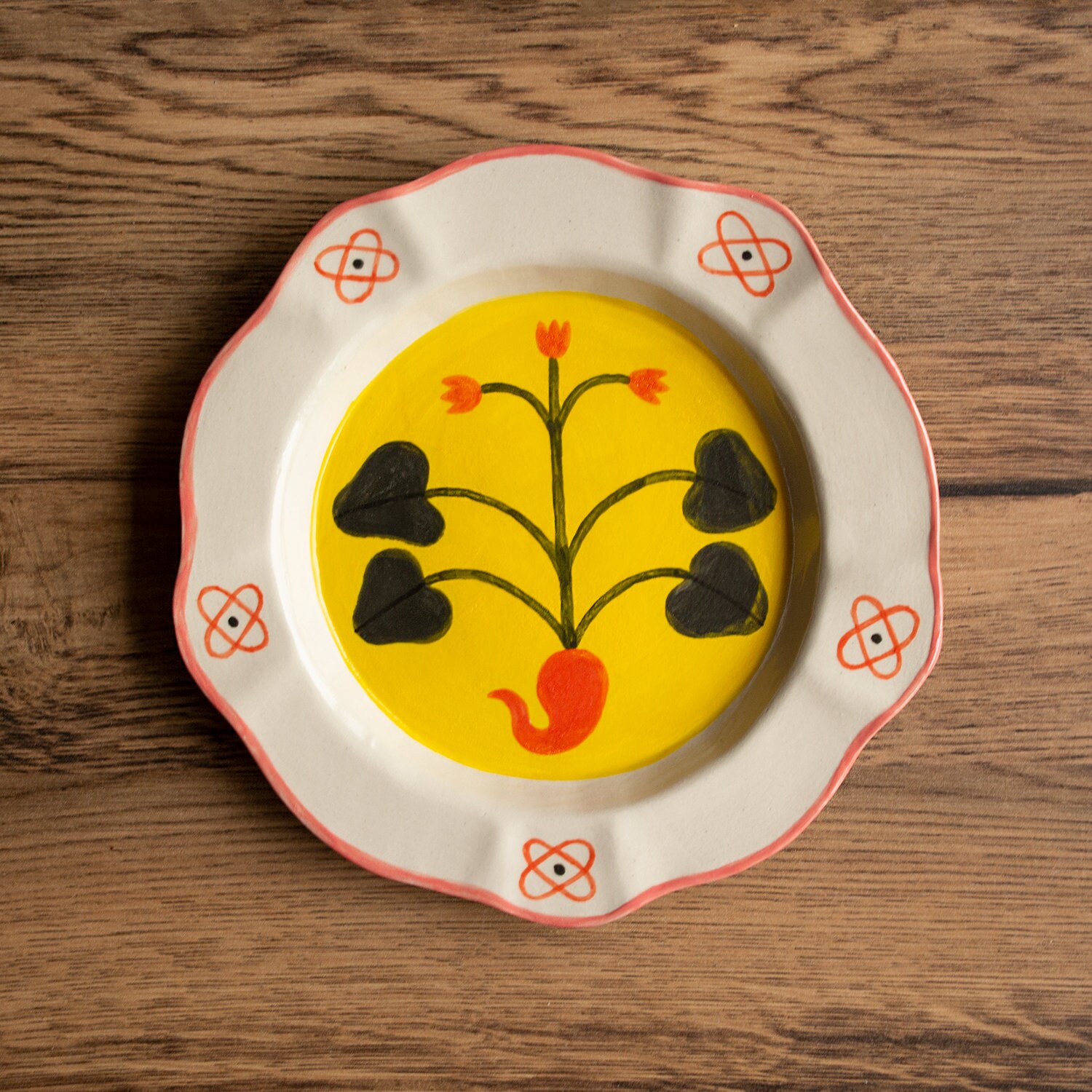 Assiette Décorative - Radis