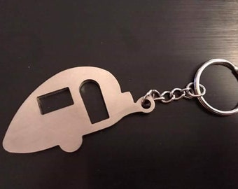 Stainless steel keychain &quot;Caravan&quot;