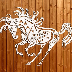 Caballo SVG cricut archivos de corte decoración de la pared plantilla boda svg gracias regalo Aniversario regalo amor corazón svg novia regalo mustang svg caballo de guerra