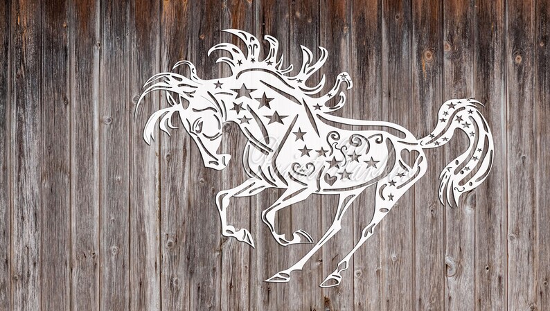 Download Horse SVG cricut cut files wall decor stencil wedding svg | Etsy