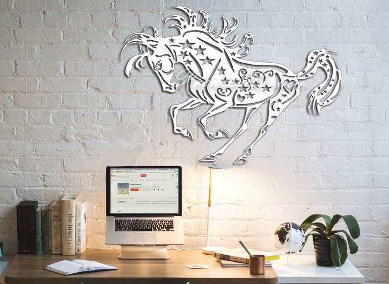 Download Horse SVG cricut cut files wall decor stencil wedding svg | Etsy