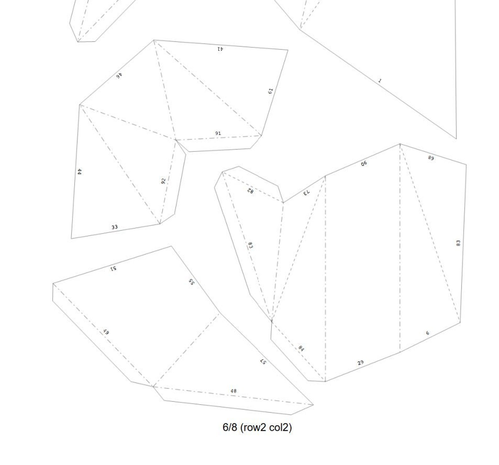3D Papercraft, 3d Tree, Bonsai Svg, 3D Papercraft, PDF Pattern, Simple ...