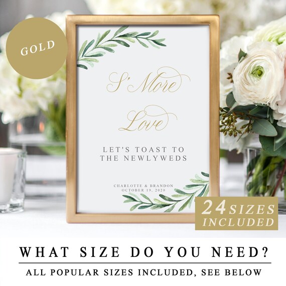 Greenery Smore Get pleasure from Signal, Gold Calligraphy, Editable Wedding day Smores Template, Printable Marshmallow Smore Bar Station Indication Instantaneous Obtain picture relating to Printable Marshmallow Template identify Greenery Smore Appreciate Indicator, Gold Calligraphy, Editable Marriage Smores Template, Printable Marshmallow Smore Bar Station Signal Prompt Down load