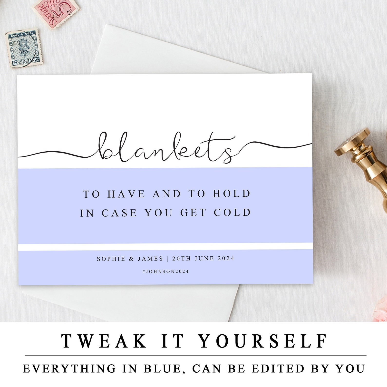 Wedding Blanket Sign 24 Sizes to Have and to Hold in Case Etsy UK