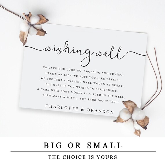Examples Wishing Wedding Invitation Wording Examples Wishing Well Wording Samples