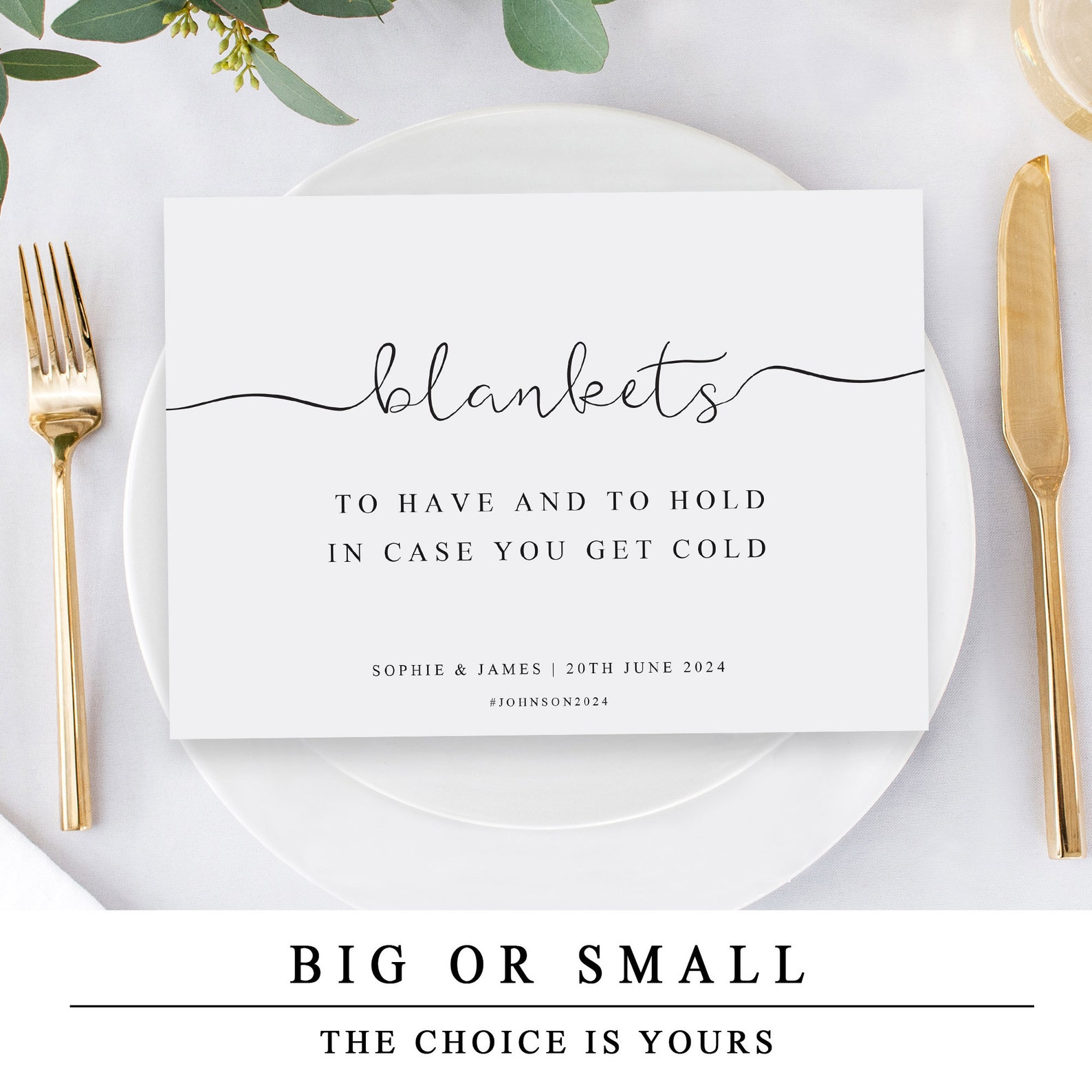 Wedding Blanket Sign 24 Sizes to Have and to Hold in Case Etsy UK