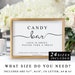 DIY Printable Wedding Sign, Wedding Candy Bar Sign, Sweet Cart Sign, Printable Sweet Sign Template, The One,  INSTANT DOWNLOAD 
