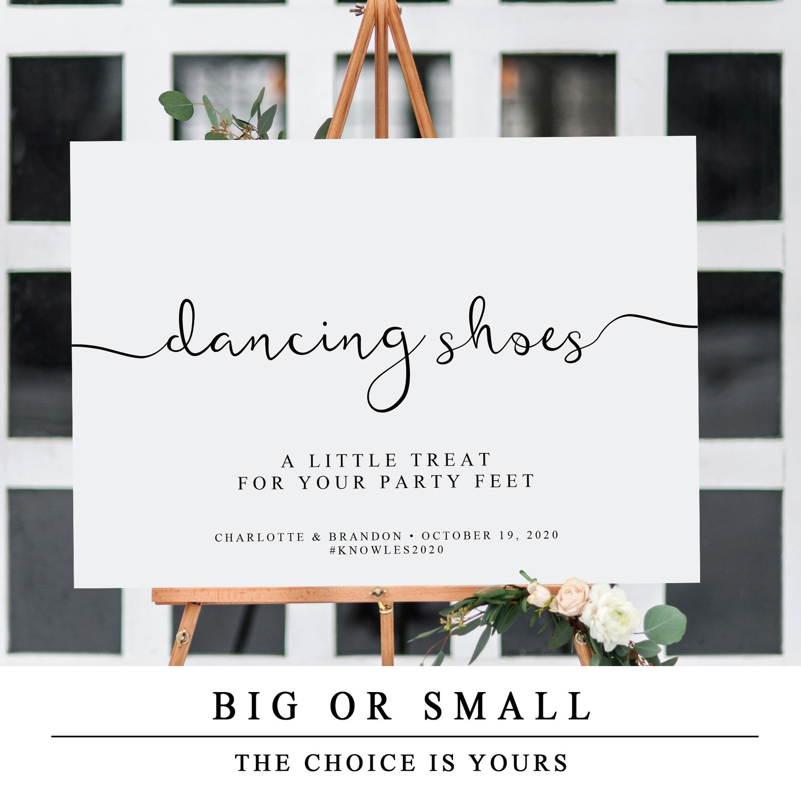 Wedding Dancing Shoes Sign Flip Flop Sign Shoes for Guests Etsy