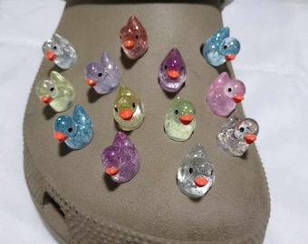 Glitter Duck Shoe Charms INDIVIDUAL