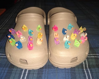 Glow in the Dark Duck-schoenbedels INDIVIDUEEL