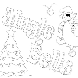 Jingle Bells Coloring Page
